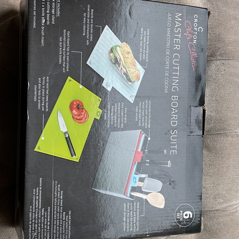 Crofton Master Cutting Board Suite - Black and Green